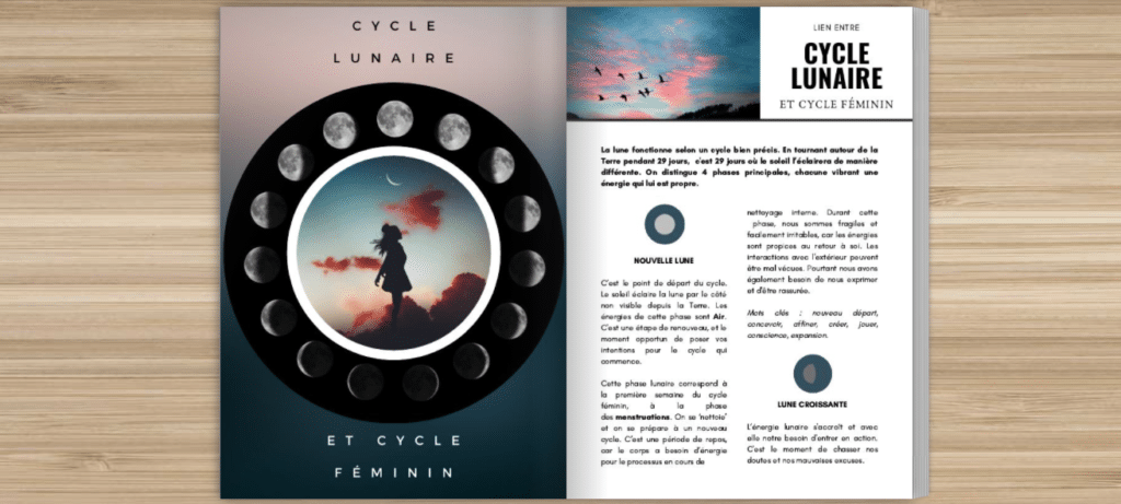 cycle lunaire cycle féminin